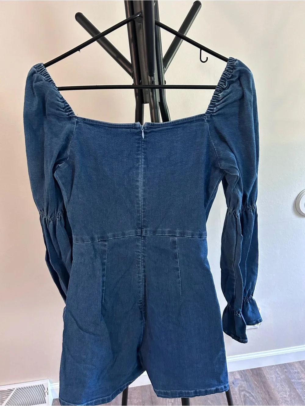 NWT Fashion nova denim romper - Picture 2 of 3